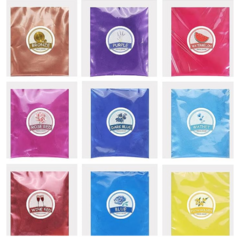 SET MICA POWDER POLVO METALIZADO SOBRE PARA RESINA X 10 GR APROX X 30 U - tienda online