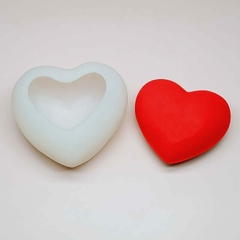 MOLDE CORAZON 3D INDIVIDUAL - MODELO 2 (MAX) - DOCTOR GLITTER