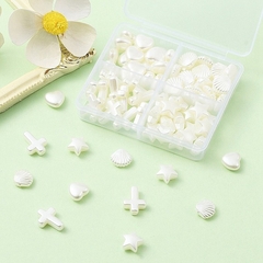 KIT CUENTAS NACARADAS 4 FORMAS CORAZON ESTRELLA CRUZ OSTRA X 35G X 85 UNI en internet