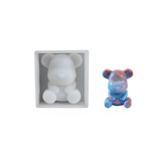 MOLDE SILICONA DIJE AROS OSO MINI 2,5 X 2 CM - 001D6