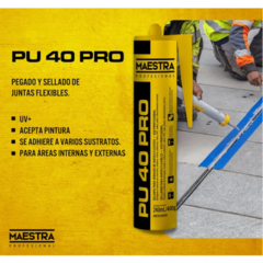 MAESTRA PU 40 PROFESIONAL CARTUCHO NEGRO X 240 ML - comprar online