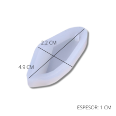 MOLDE MINI DIJE PIEDRA CRISTAL - MODELO 1 (GRANDE) - comprar online