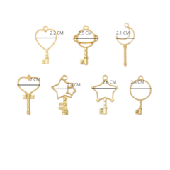 SET 7 DIJES FANTASIA - COLOR ORO - comprar online