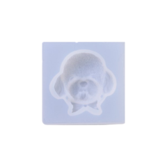 MOLDE CARA PERRO CON MOÑO 3D