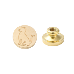 SELLO DE LACRE PERRO SENTADO SILUETA X 2,5 CM