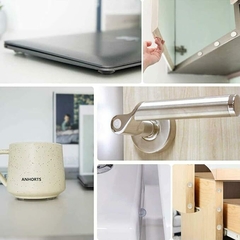 TOPE AUTOADHESIVO SILICONA AMORTIGUADO MUEBLES 10MM - 3M X 50 UNIDADES - comprar online