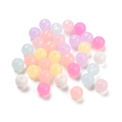 CUENTAS ESFERAS MULTICOLOR PASTEL OPACO X 25 GR