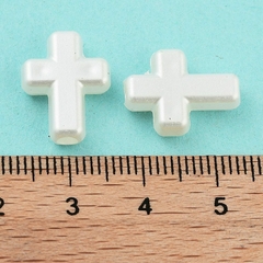 CUENTAS CRUCES BLANCAS X 10 GR X 25 UNI - DOCTOR GLITTER