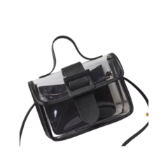 CARTERA BANDOLERA MINI BAG TRANSPARENTE COLORES - tienda online