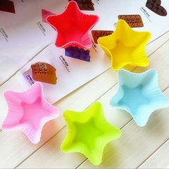 MOLDE SILICONA ESTRELLA 3 CM JABON VELA REPOSTERIA - DOCTOR GLITTER