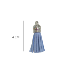 BORLA FLECO GAMUZA - COLOR VERDE AGUA (UNIDAD) - comprar online