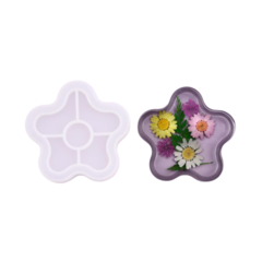MOLDE POSAVASOS FLOR CON BORDES