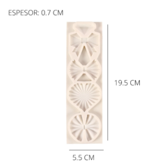 MOLDE SILICONA MOÑOS Y ADORNOS - comprar online