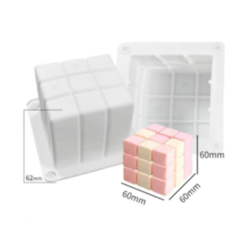 MOLDE VELA CUBO RUBIK 6 X 6 CM - comprar online