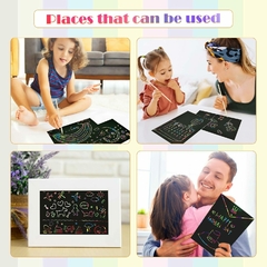 LIBRETA PAPEL MAGICO para COLOREAR 10 HOJAS PARA DIBUJAR SCRATCH NOTE - comprar online