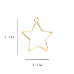 DIJE ESTRELLA - ORO BRILLANTE - comprar online