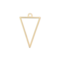 DIJE TRIANGULO - ORO METALIZADO