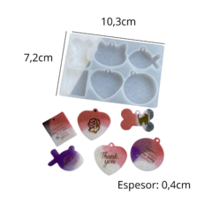 MOLDE PLANCHA DIJES MASCOTAS HUESO GATO - comprar online