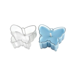 RECIPIENTE DE ACRÍLICO CONTENEDOR MARIPOSA VELAS