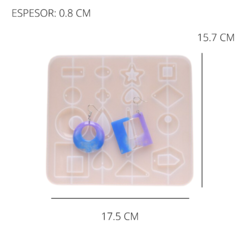 MOLDE PLANCHA 16 DIJES AROS VARIOS - comprar online