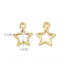ARITOS ESTRELLA MINI ORO - X 2U. - comprar online
