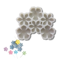 MOLDE PLANCHA PLANCHA CHUPETINES BOTANICA 6 FLORES