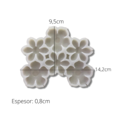 MOLDE PLANCHA PLANCHA CHUPETINES BOTANICA 6 FLORES - comprar online
