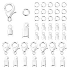 KIT ARMAR APRIETA CORDON TANZA ARGOLLAS MOSQUETON PLATEADO X 450 U APROX