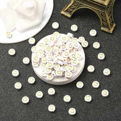 CUENTAS CORAZON PLANO Y REDONDO DORADO X 15G X 100 UNI - DOCTOR GLITTER
