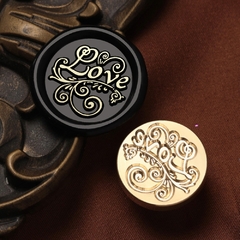 SELLO DE LACRE LOVE AMOR X 2,5 CM en internet