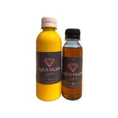 Resina Aqua Glass Joyas x 0.375lts. - AMARILLO