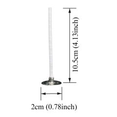 OJALILLO CON PABILO ENCERADO 10,5 CM x 25u - comprar online