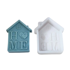 MOLDE SILICONA CASA HOME CON CORAZON