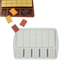 MOLDE PLANCHA 6 TABLETAS BARRAS DE CHOCOLATE - MIX TAMAÑO