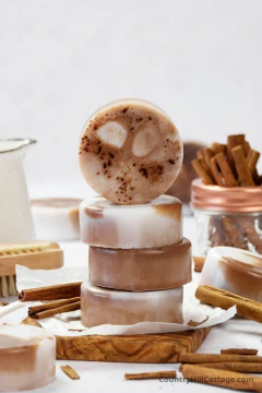 BARRA JABON DG ARTESANAL ENRIQUECIDA CON CANELA X 1 KG. - DOCTOR GLITTER