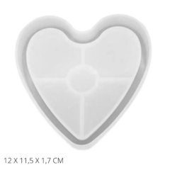 MOLDE POSAVASOS CORAZÓN - MODELO 1 - comprar online