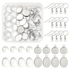 KIT ARMAR AROS PARA RELLENAR RESINA ANZUELOS CIRCULO Y OVALO X 40 UNI