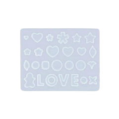 MOLDE PLANCHA FORMAS Y LOVE - comprar online