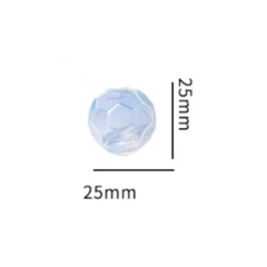 MOLDE SILICONA ESFERA FACETADA X 2.5CM - comprar online