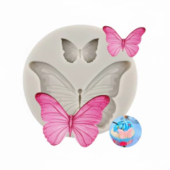MOLDE SILICONA 2 MARIPOSAS MINI - comprar online