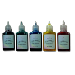 KIT 5 COLORANTES CONCENTRADOS PARA JABONES - PIGMENTO
