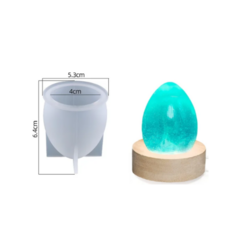 MOLDE SILICONA HUEVO 3D VELA DECORACION en internet