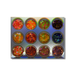 SET 12 PIGMENTOS MIX COLORES - DOCTOR GLITTER