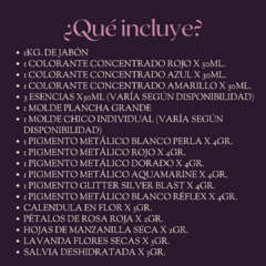 KIT JABONES DE GLICERINA - MOLDE 12 HEXAGONOS PANAL en internet