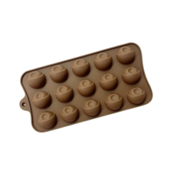 MOLDE PLANCHA 15 BOMBONES CIRCULARES