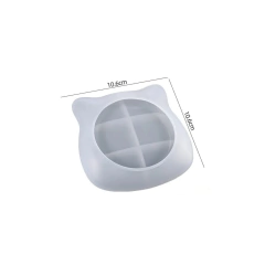 MOLDE SILICONA PLATITO BANDEJA CARA GATO - comprar online