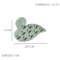 MOLDE PLANCHA 10 FLAMENCOS - comprar online