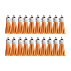 BORLA FLECO GAMUZA - COLOR NARANJA X20 U.