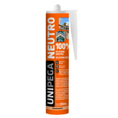 UNIPEGA SILICONA NEUTRA 100% TRANSPARENTE - CARTUCHO 280ML