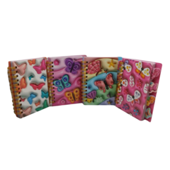 MINI LIBRETA ANOTADOR MARIPOSAS SEPARADORES - comprar online